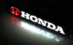 Honda Glowing LED Grill Emblem 165 × 30mm (6.50 x 1.18 inch) Illumination Japan - Picture 1 of 11