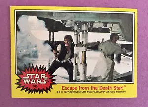 Topps 1977 Star Wars-Yellow Series #145 Escape from the Death Star Ex. N/MT Cond - Picture 1 of 2
