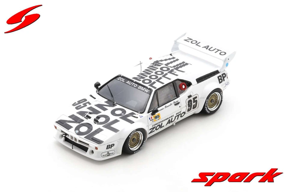 Spark 1/43 BMW M1 #95 24H Le Mans 1980 S6401 - Immagine 1 di 1