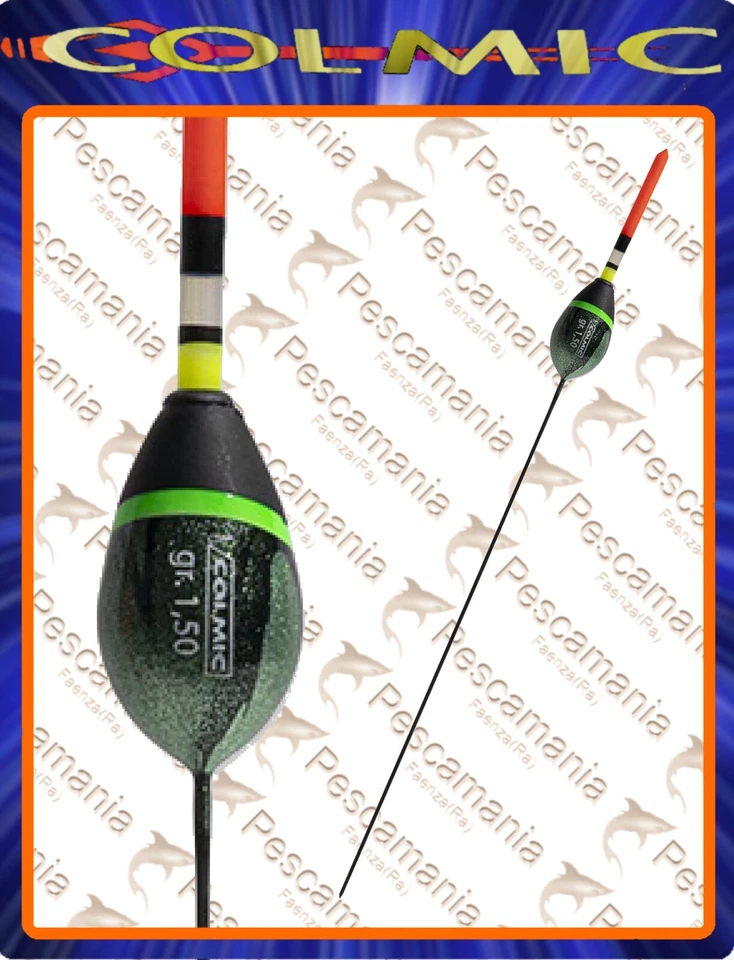 Galleggiante Colmic APOLLO gr.0,50-6,00 filo interno multicolor starlight - Imagen 1 de 4