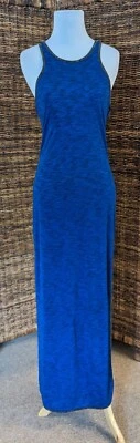 Silence + Noise Racerback Tank Maxi Dress, Blue, M - Image 1 of 4