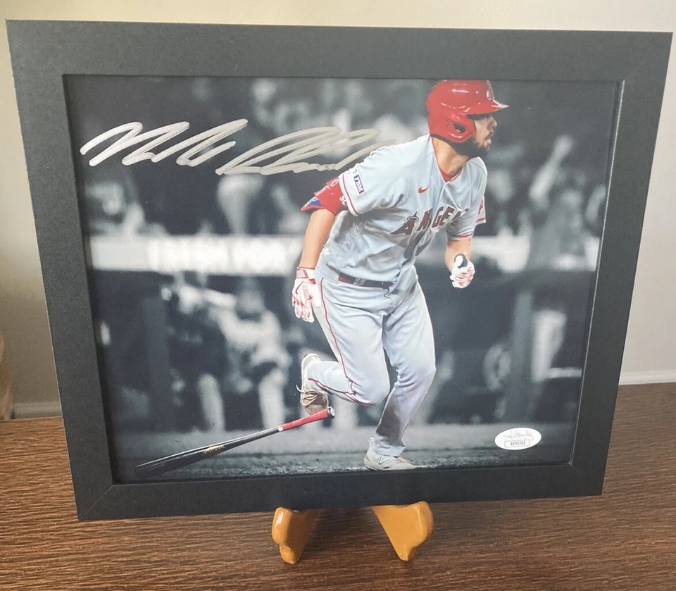 Nolan Schanuel Signed 8x10 Photo JSA Authentic FRAMED rare Auto CLEAN LAA ANGELS - Image 1 of 4