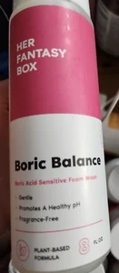 HER FANTASY BOX - Lavado en espuma Boric Balance Yoni - Naturalmente seguro 8 OZ - Imagen 1 de 7