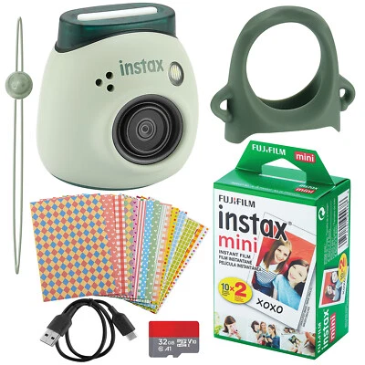Cámara digital Fujifilm Instax Pal, 20 mini películas Fujifilm (verde pistacho) Foto 1 de 4