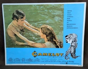 ONE Lobby Card Camelot 1973 riedizione #4 Lancillotto & Ginevra - Foto 1 di 10