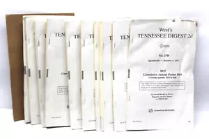 West's Tennessee Digest 2d vol 27b/28a/29a/30/30a/30b/31/31a/35/36/37a/38/39 - Imagen 1 de 3