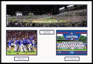 Chicago Cubs Wrigley Field 2016 World Series Framed Collage Picture Photo #2507 - Bild 1 von 5