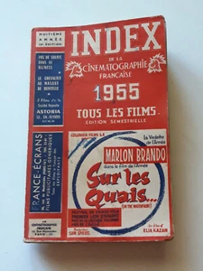INDEX DE LA CINEMATOGRAPHIE FRANCAISE / 1955 CINEMA. SORTIES DE L'ANNEE - Photo 1/3