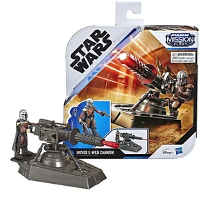 Star Wars Mission Fleet Mandalorian 2.5" Figure & Class Hover E-Web Cannon MIB - Picture 1 of 1