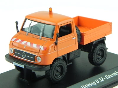 Mercedes-Benz Unimog U411 U32 arancio modellino Atlas 1:43 - Immagine 1 di 4