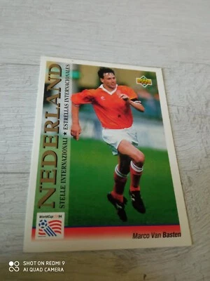 Marco Van Basten Netherlands card Upper Deck Usa World CUP 94  #112 nuova Mint  - Immagine 1 di 2