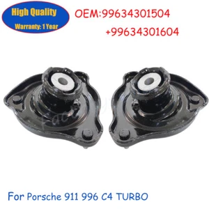 Par de cojinetes de soporte de puntal de suspensión delantera para Porsche 911 996 99634301504 1604 - Imagen 1 de 7