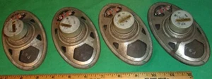 (4) 5 X 3 Inch Oval TWEETERS from Holland PHILIPS AD-3590/X8 (15 Ohm) 1960's - Picture 1 of 11