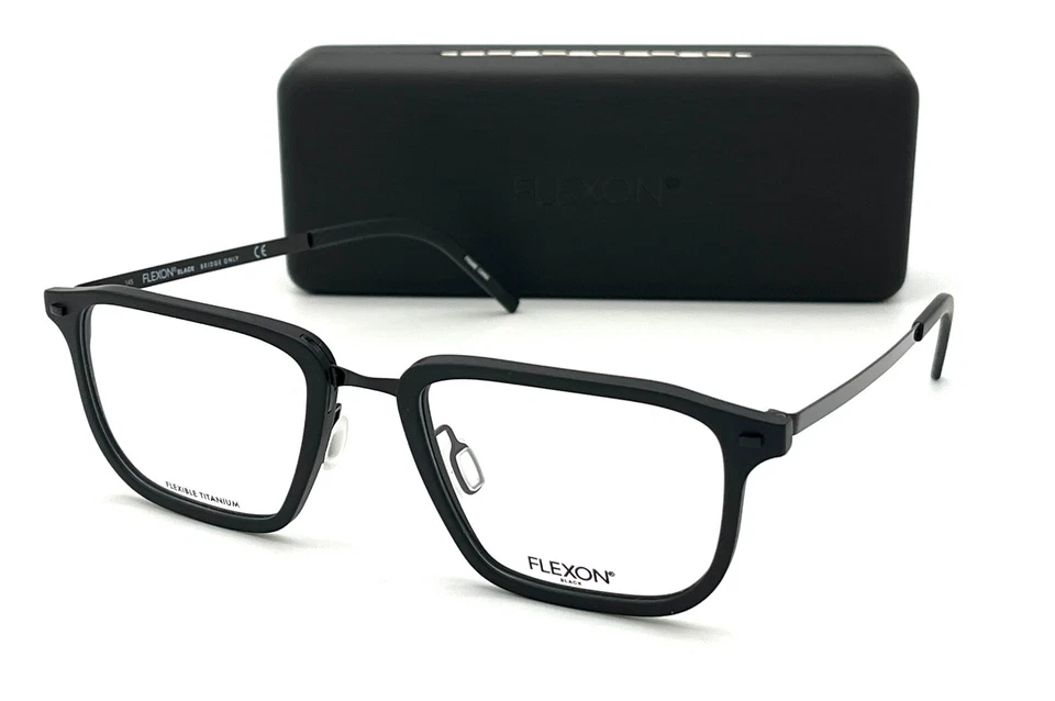 FLEXON B2037 002 Matte Black / Demo Lens 55mm Eyeglasses