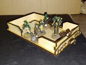 lasergeschnittenes Holz 28mm - 32mm SciFi Grav Skiff 2.5d für Wargaming - Bild 1 von 9