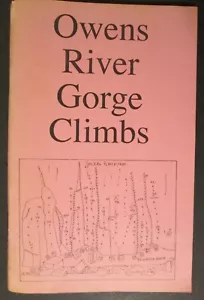 Rare OWENS RIVER GORGE CLIMBS by Marty Lewis 1995 Revised Edition Self Published - Picture 1 of 11
