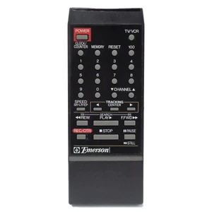 Control remoto videograbadora original de fábrica Emerson 076L039030 usado - Imagen 1 de 7