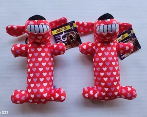 Dos (2) juguetes multipet LOOFA para perros - chirridos que fomentan el juego - Imagen 1 de 8