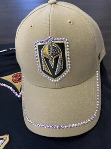 Vegas Golden Knights Custom Swarovski Blinged ‘47 Brand Hat. - Picture 1 of 4