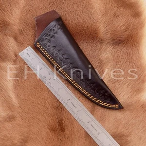 Custom Handmade Fixed Blade Messer Lederscheide Gürtel Trage Holster Etui p3 - Bild 1 von 4