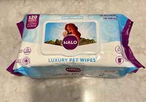 120 pc Pet Wipes Dog/Cat Bath Clean Grooming Deodorizing Moisturizing/READ! - Picture 1 of 2