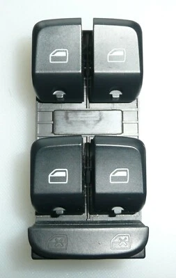 2009 2010 2011 2012 Audi A4 A5 Master Power Window Switch PN: 8K0 959 851 D - Image 1 of 4
