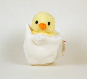 Ty Beanie Baby Eggbert the Egg & Chick DOB April 10, 1998 - Picture 1 of 2