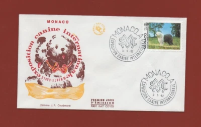 FDC MONACO 1982 - International Dog Show Monte Carlo - Image 1 of 2