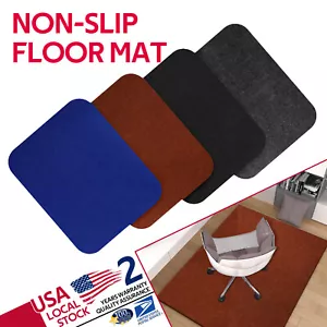 Large Office Home Desk Chair Mat Carpet For Hardwood Floor Scratches Protector - Picture 1 of 28
