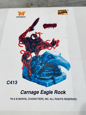 CARNAGE - Estatua de Attakus 🔥 Sobre Eagle Rock VENOM 💥 PRUEBA DE ARTISTA AP no Bowen Foto 1 de 4