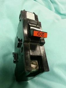 AMERICAN , Federal Pacific Single Pole 20  Amp Thick  Breakers NA120 - Picture 1 of 2