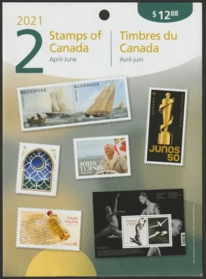 Канада 2021 Q2 ежеквартальная упаковка, с апреля по июнь, запечатанная упаковка, как новая без наклеек и следов 2021/2 - Изображение 1 из 2