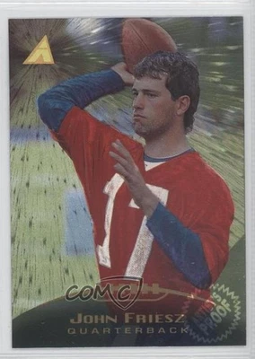 1995 Pinnacle Artist's Proof John Friesz #57 - Image 1 of 2