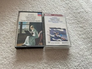 Schubert - Trout Quintet & The Trout / La Truite - Cassette Tapes X 2 VGC RARE - Picture 1 of 10
