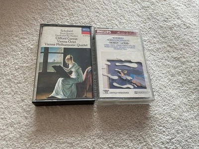 Schubert - Trout Quintet & The Trout / La Truite - Cassette Tapes X 2 VGC RARE - Image 1 of 4