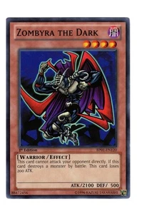 Yugioh - 1X Zombyra the Dark - Común - 1ª Edición - BP01-EN120 - Casi Como Nuevo - Imagen 1 de 2