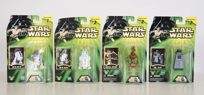 FIGURAS DROIDS Star Tours x4 R3-D3, R4-M9, WEG-1618, DL-X2 Parques Disney NUEVO 2002 Foto 1 de 4