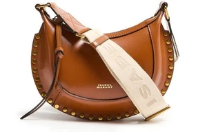Isabel Marant Mini Moon Brown Leather Shoulder Bag New And Authentic - Picture 1 of 6