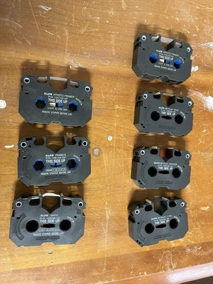 ALPS Lot  (7) used cartridges - Gold Metallic, Primer, White, Finish II, etc. - Image 1 of 3