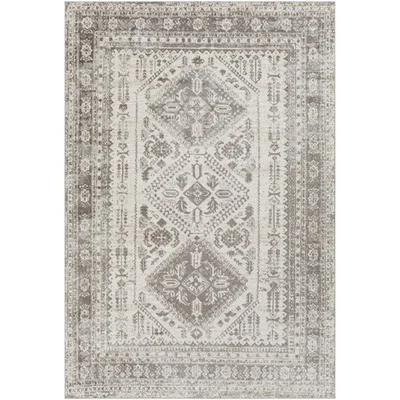 Alfombra turca lavable de pelo bajo estilo tradicional Surya 5x7 - NUEVA Foto 1 de 4