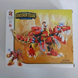 Dinosaur Squad Dinosauria 432pcs Building Block Set By Crabegg D9100 - Picture 1 of 6