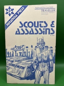 Paranoia Press 1981 20 páginas Scouts & Assassins Guide/Ayuda para viajero con inserto - Imagen 1 de 15