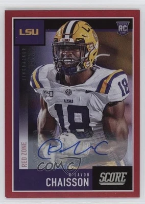 2020 Score Rookies Red Zone Signatures /20 K'Lavon Chaisson #349 Rookie Auto RC - Image 1 of 2
