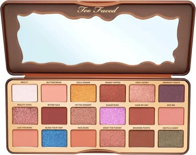 Too Faced Better Than Chocolate Cocoa-Infused Eyeshadow Palette 18 Shades BNIB - Image 1 of 3