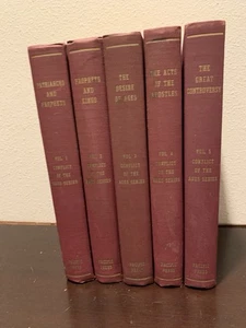 ❤️Conflict of the Ages Series 5 Volume HC Set Ellen G White 1958 SDA Adventist - Foto 1 di 12