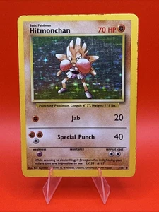 Pokémon TCG Hitmonchan Base Set 7/102 Holo 1999-2000 Wizards Base Set Copyright - Bild 1 von 6