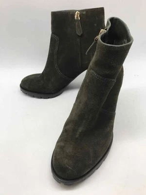 Botas Tory Burch Gris Talla 9 Cremallera Lateral Foto 1 de 4
