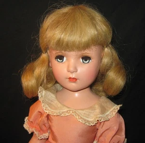 MADAME ALEXANDER WENDY ANN" 17" DOLL Hard Plastic HUMAN HAIR ALL ORIG EXC.COND - Picture 1 of 3