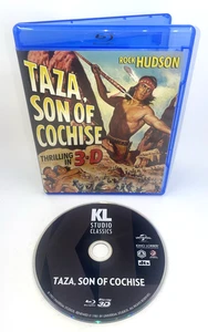 Taza Son of Cochise (3D & 2D Blu-ray, 1954) Rock Hudson Kino Lorber NM Mint Disc - Picture 1 of 4