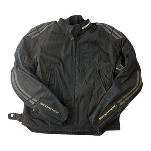 Scorpion Exo Skeletal Protection Jacket Men’s Sz Lg  Waterproof With Liner Black - Picture 1 of 9